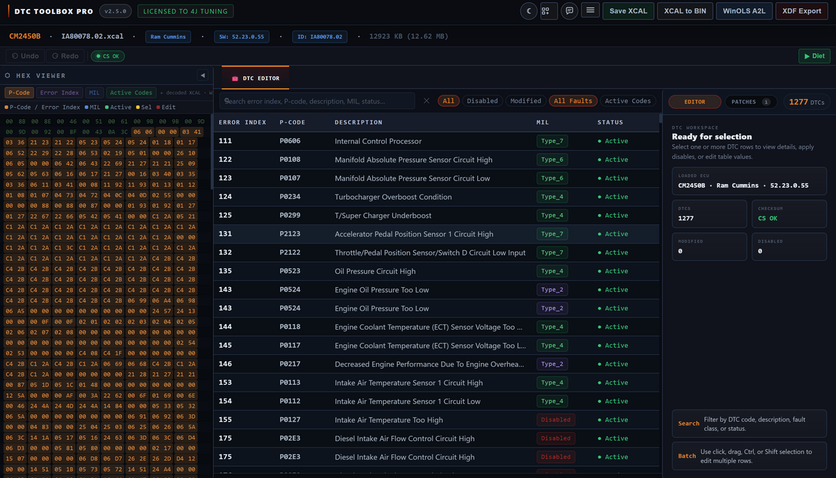 DTC Toolbox