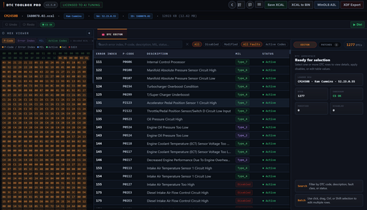 DTC Toolbox